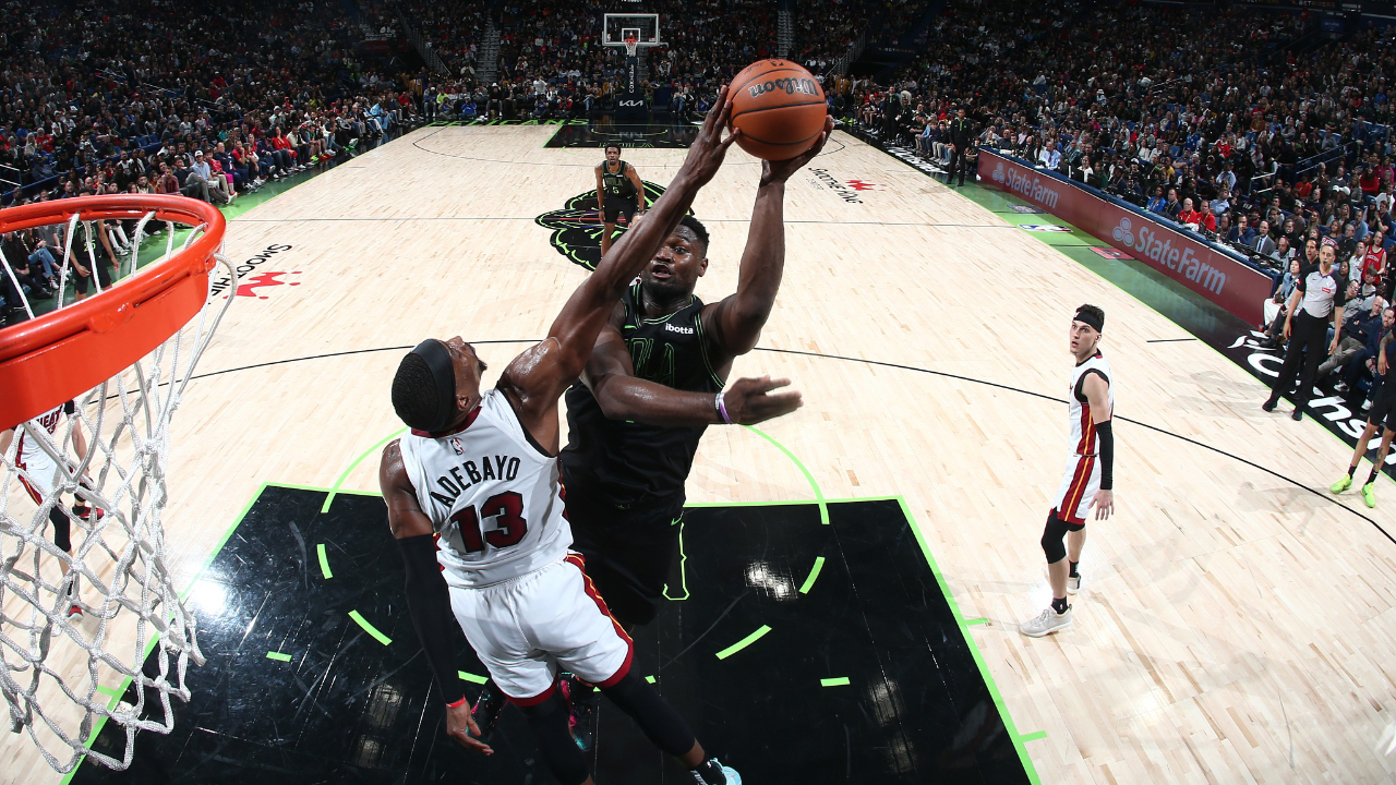 热火队客场击败鹈鹕队